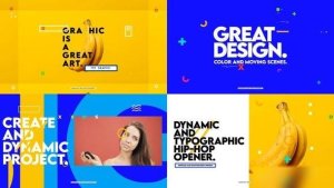 Videohive Dynamic And Typographic Hip-Hop Opener Openers template preview