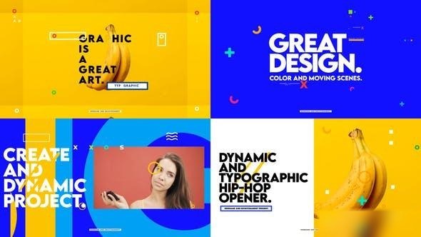 Videohive Dynamic And Typographic Hip-Hop Opener Openers template preview