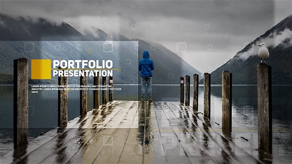 Videohive Portfolio Presentation Video Displays template preview