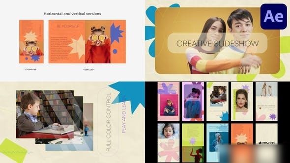 Videohive Creative Colorful Slideshow for After Effects 43470123 Openers template preview