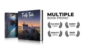 Videohive Multiple Books Promo Product Promo template preview