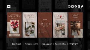 Videohive Marriage Instagram Reels Product Promo template preview