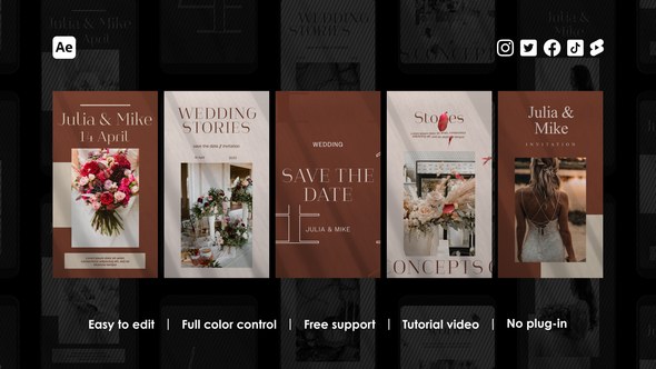 Videohive Marriage Instagram Reels Product Promo template preview