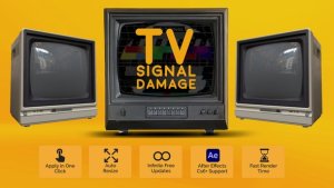 Videohive TV Signal Damage Elements template preview