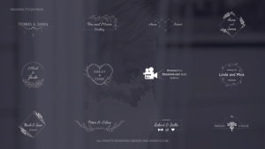 Videohive Wedding Titles Pack | AE Titles template preview