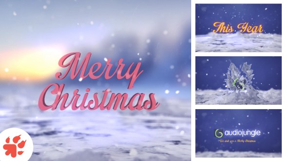 Christmas Video Displays template preview