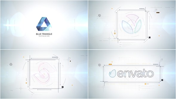 Videohive Clean Simple Logo Logo Stings template preview