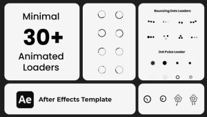 Videohive Minimal Animated Loaders Elements template preview