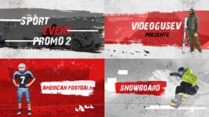 Sport Event Promo 2 Video Displays template preview