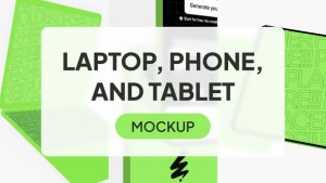 Videohive Mockup Laptop, Phone, and Tablet PACK Product Promo template preview