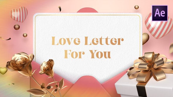 Videohive Love Letter Video Displays template preview