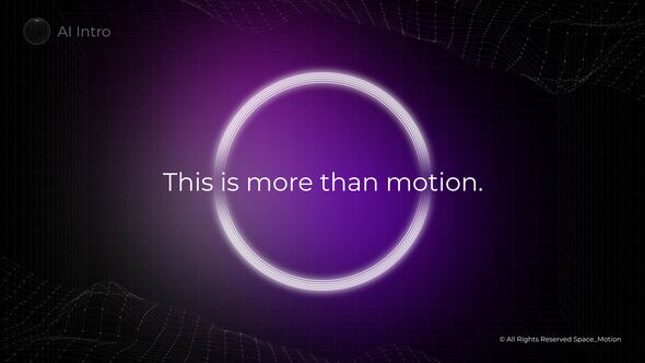 Videohive AI Intro 60655688 Titles template preview