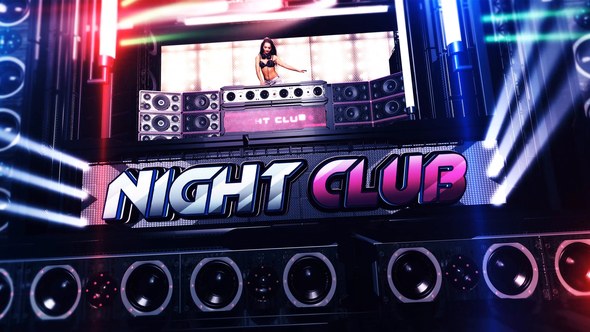 Videohive Night Club Party Promo Openers template preview