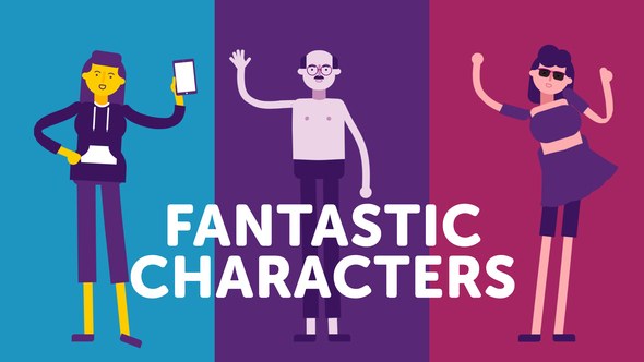 Videohive Fantastic Characters - for explainer animations Product Promo template preview