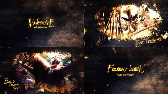 Videohive Fantasy Epic Battle Intro Openers template preview