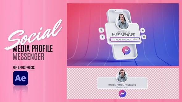 Videohive Social Media Profile - Messenger Elements template preview