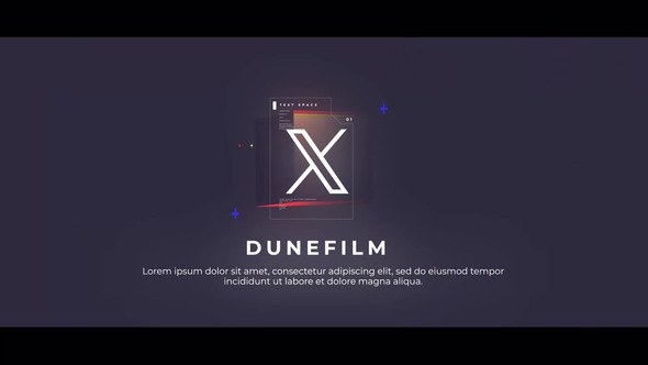 Videohive Cube Glitch Logo Logo Stings template preview