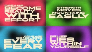 Videohive Noise Text Transitions Elements template preview