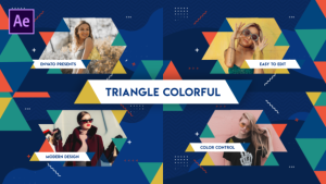 Videohive Triangle Colorful Opener Openers template preview