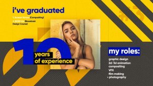 Creative Portfolio Opener Video Displays template preview