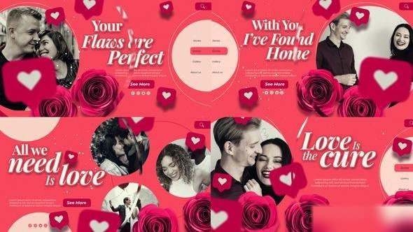 Videohive Happy Valentines Day 50279937 Openers template preview