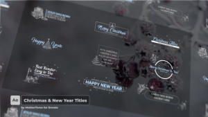 Videohive Christmas Titles 25205508 Titles template preview