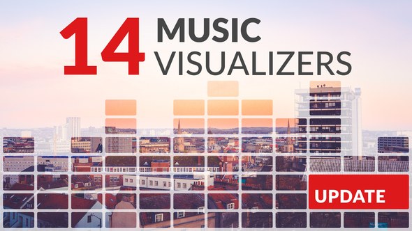 14 Music Visualizers Video Displays template preview