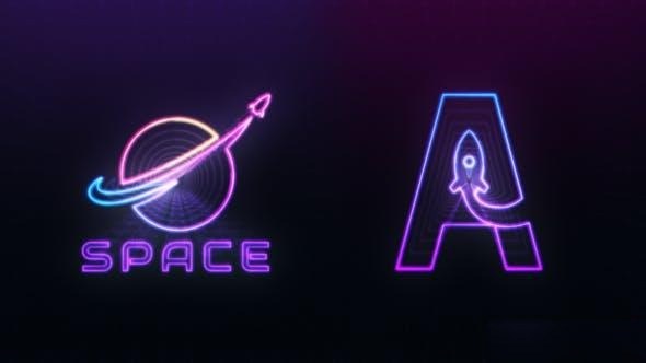 Videohive Neon Logo Reveal 46008628 Logo Stings template preview
