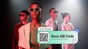 Videohive Modern QR Code Titles Elements template preview