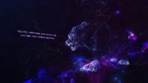 Particle Stars Titles Video Displays template preview