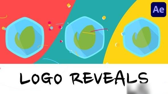 Videohive Colorful Logo Reveal Pack for After Effects Logo Stings template preview