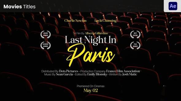 Videohive Movie Titles | V2 Titles template preview