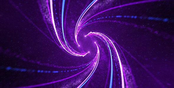 Videohive Particle Spiral Logo Logo Stings template preview