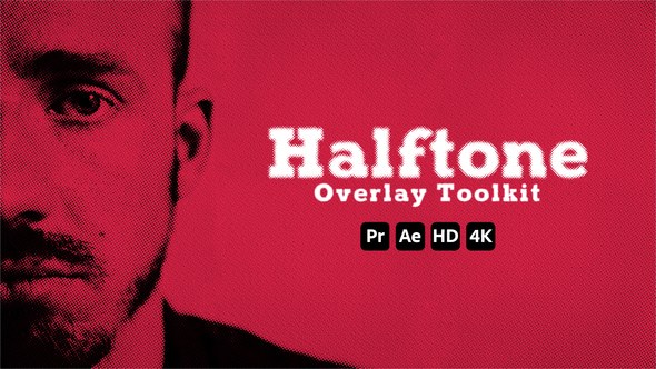 Videohive Halftone Overlay Toolkit Elements template preview