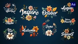 Videohive Flower titles [After Effects] Titles template preview