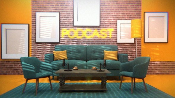 Videohive Podcast Room Opener Openers template preview