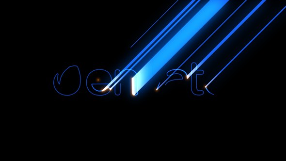 Minimal Laser - Hi-Tech Logo Reveal Video Displays template preview