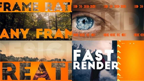 Faster Intro - Videohive Video Displays template preview