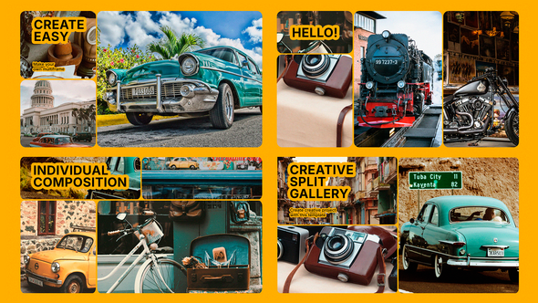 Videohive Multiframe Slideshow 58795549 Video Displays template preview