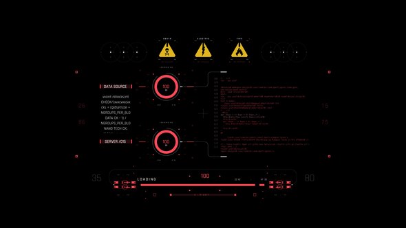 Videohive Cyberpunk Hud Coder Elements template preview