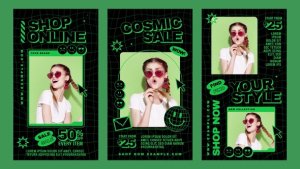 Videohive Retro Y2K Video Template Video Displays template preview