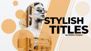 Videohive New Stylish Titles. Titles template preview