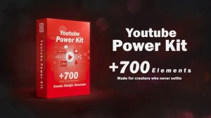 Videohive Youtube Power Kit V1 (AE + PR) Broadcast-packages template preview