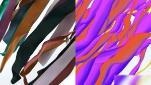 Videohive Cloth Ribbon logo opening Logo Stings template preview