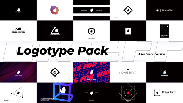 Videohive Abstract Logotype Pack Logo Stings template preview