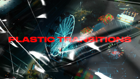 Videohive Plastic Transitions Elements template preview