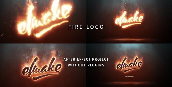 Fire Logo Video Displays template preview