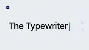 Videohive The Typewriter Titles template preview