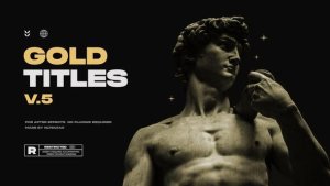Videohive Gold Titles | Text Animation Titles template preview