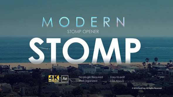 Videohive Modern Stomp Opener Openers template preview